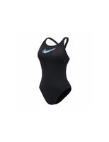 banador de natacion nike hydrastrong 3d swoosh mujer negro