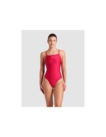 banador de natacion arena solid mujer rojo