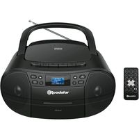 roadstar rcr-779dbk radio cd portatil usbauxcasete negra