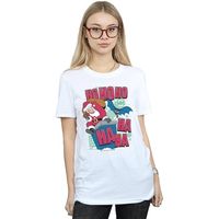 dc comics camiseta manga larga ha ha ha ho ho ho para mujer