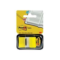 post-it yellow index flags 25mm pack 12 - 680-5