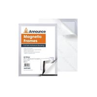 announce magnetic frame a3 silver 2 pack