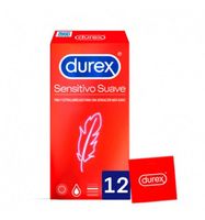 durex preservativos sensitivo suave 12 unidades