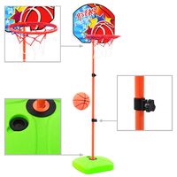 vidaxl canasta de baloncesto y balon para ninos