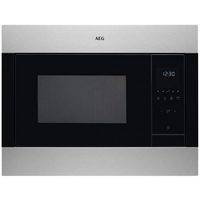 aeg msb2548c-m microondas integrable con grill 25l 900w negro