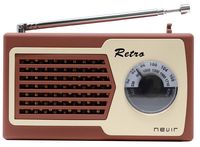 radio portatil - nevir nvr200 marron