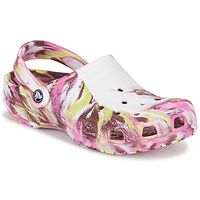 crocs zuecos classic marbled clog para hombre