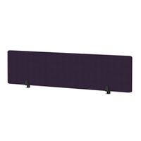 air desktop screen 1800x400mm bespoke tansy purple fabric