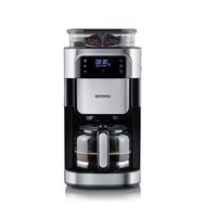 severin ka 4813 cafetera con molinillo de goteo jarra de cristal 125 l 1000 w negro