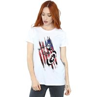 marvel camiseta manga larga avengers para mujer