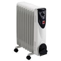 fm calefaccion br20 radiador de aceite 9 elementos 2000w blanco