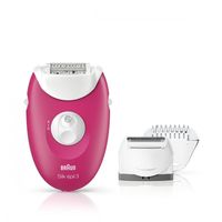 braun silk-epil 3 3-410 depiladora con 3 accesorios