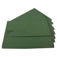 exacompta guildhall document wallet foolscap green 50 pack