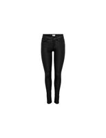 pantalon only onlanne k mid waist ed negro mujer