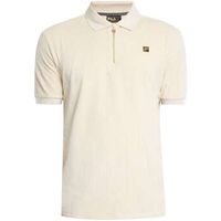 fila polo polo de terciopelo acanalado de corte entallado louie para hombre