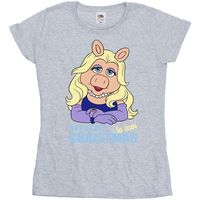 disney camiseta manga larga muppets queen of holidays para mujer