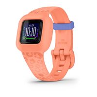 garmin vivofit jr 3 smartwatch infantil peach leopard