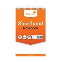 silvine feint ruled spiral bound shorthand notebook 300 pages - 449