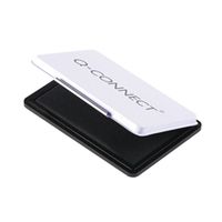 q-connect medium stamp pad black ref kf25211