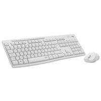 logitech mk295 combo teclado  raton inalambricos blanco crudo