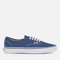 vans authentic canvas trainers - navy  - uk 3