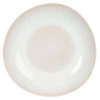 plato llano de gres beige