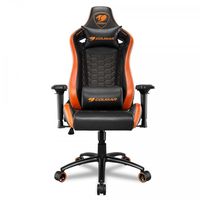 cougar outrider s silla gaming negra naranja