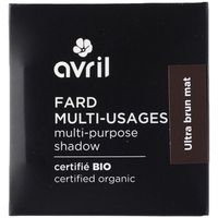 avril sombra de ojos  bases certified organic eyeshadow - ultra brun mat para mujer