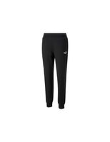 pantalones puma essentials metallic mujer negro