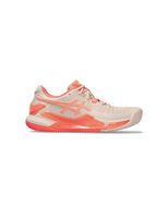 zapatillas de tenis asics gel-resolution 9 clay mujer rosacoral