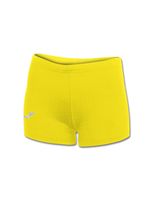 calentador bermuda de futbol joma lycra mujer amarillo