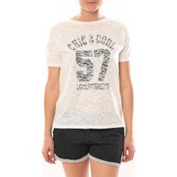 lulucastagnette camiseta t-shirt cool blanc para mujer