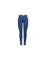 vaqueros only power mid push up jeans skinny dark blue denim muje