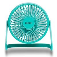 sogo ventilador de sobremesa usb 12cm verde