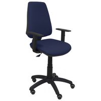 piqueras y crespo elche cp bali silla de oficina brazos regulables ruedas parquet azul marino