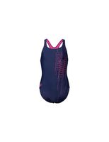 banador de natacion arena swim pro back graphic navy nina