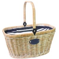 cesta picnic de mimbre isotermica chantilly azul