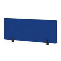 air desktop screen 1200x400mm bespoke stevia blue fabric