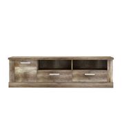 mueble tv estilo rustico de 179 cm 2 cajones 1 puerta