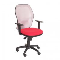 piqueras y crespo jorquera silla malla gris asiento bali rojo