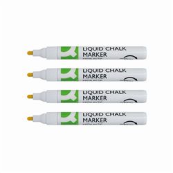 Q-Connect Chalk Markers Medium Tip White (Pack of 4) KF16282