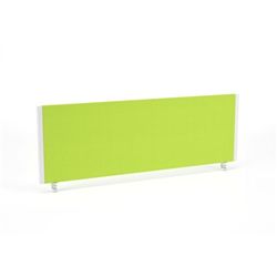 Impulse/Evolve Plus Bench Screen 1200 Bespoke Myrrh Green White Frame