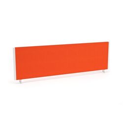 Impulse/Evolve Plus Bench Screen 1400 Tabasco Orange White Frame