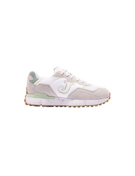 Zapatillas casual joma c.1992 lady 2402 blanco beige celeste niña