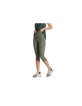 Malla de fitness ditchil capri vibrant mujer verde florest