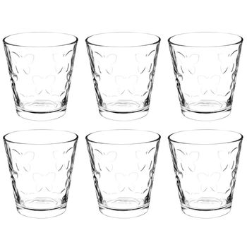 Vaso ancho de cristal PAPILLON