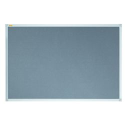 Franken Felt Pin Board X-tra!Line 90 x 60cm Grey - PT130212