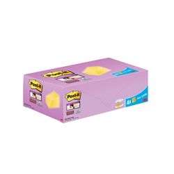 Post-it Super Sticky Notes 127x76mm Cabinet Canary Yellow (24 Pack)