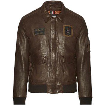 Aeronautica Militare Chaqueta 222PN895PL145 Chaqueta hombre marrón para hombre