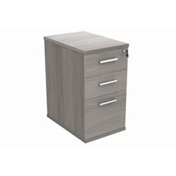 Desk High Office Storage Unit 600 Deep Alaskan Grey Oak